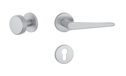 Kľučky na okrúhlych rozetách Strieborný APRILE