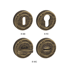 Rozeta ku kľučke TI - ROZETA - R delená BRA - bronz antik (46) | MP-KOVANIA.sk