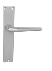 Kľučky na hranatých štítoch Strieborný BA