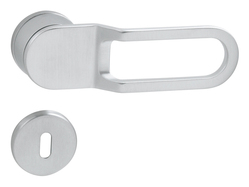 Kľučky na okrúhlych rozetách Strieborný Mariani