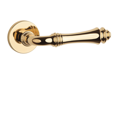 Kľučky na okrúhlych rozetách Zlatý APRILE