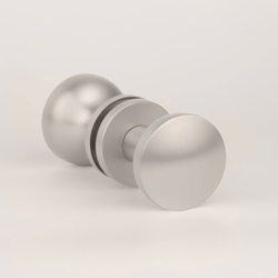 Gule priame na rozetách Strieborný APRILE