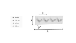 Samolepiace držiaky a vešiaky na uteráky Čierny SMEDBO