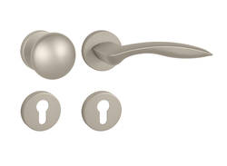 Kľučky na okrúhlych rozetách Strieborný FROSIO BORTOLO