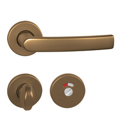 Kľučky na okrúhlych rozetách Bronzový BA