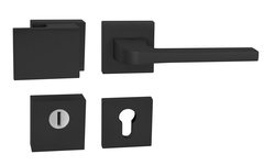 Bezpečnostné kovanie TI - CUBO/SUPRA - HR CIM - čierna matná (153) | MP-KOVANIA.sk