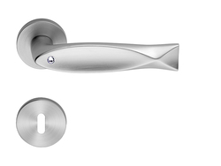 Kľučka na dvere LI - FISH CRYSTAL 700 - R 023 CHM - chróm matný (CS) | MP-KOVANIA.sk