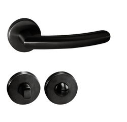 Kľučky na okrúhlych rozetách Čierny Tupai