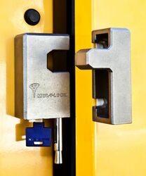 Visiace zámky bezpečnostné Strieborný MTL