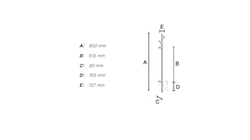 Elektrické sušiaky uterákov Strieborný SMEDBO