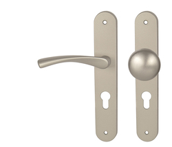 Kľučky na oválnych štítoch Strieborný MPK