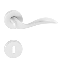 Kľučka na dvere TI - LEA - R 1948 BIM - biela matná (152) | MP-KOVANIA.sk