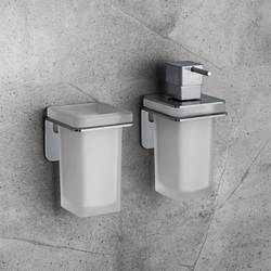 Držiaky na kefky a dózy Strieborný COLOMBO