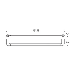 Držiaky na uterák Sivý COLOMBO