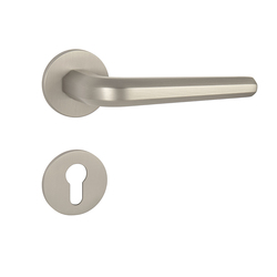 Kľučky na okrúhlych rozetách Strieborný Tupai