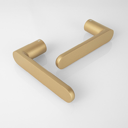 Minimalistické kľučky bez rozety na interiérové dvere Zlatý NUDA - VERUM ITALY