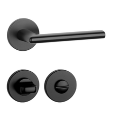 Kľučky na okrúhlych rozetách Čierny APRILE