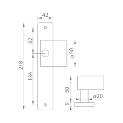 Madlá vyosené na hranatých štítoch Strieborný MPK