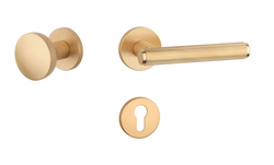 Kľučky na okrúhlych rozetách Zlatý APRILE