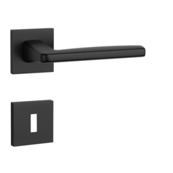 Kľučka na dvere AT - ERBA - HR 7S CIM - čierna matná (BLACK) | MP-KOVANIA.sk