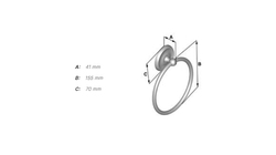 Držiaky na uterák Zlatý SMEDBO