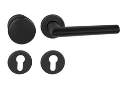 Kľučky na okrúhlych rozetách Čierny BA