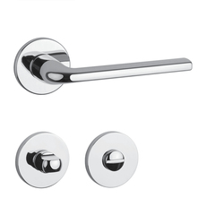 Kľučky na okrúhlych rozetách Strieborný APRILE