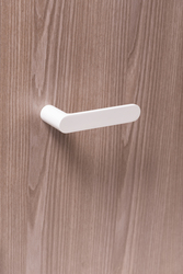 Minimalistické kľučky bez rozety na interiérové dvere Biely NUDA - VERUM ITALY