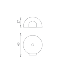 Podlahové dverné zarážky Čierny AXA