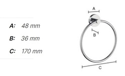 Držiaky na uterák Čierny SMEDBO