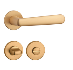 Kľučky na okrúhlych rozetách Zlatý APRILE