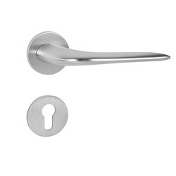 Kľučky na okrúhlych rozetách Strieborný Tupai