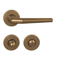 Kľučky na okrúhlych rozetách Bronzový BA