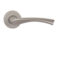 Kľučky na okrúhlych rozetách Strieborný BA