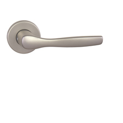 Kľučky na okrúhlych rozetách Strieborný BA