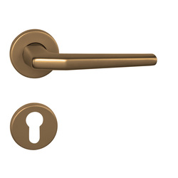 Kľučky na okrúhlych rozetách Bronzový BA