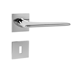Kľučka na dvere TI - OPTIMAL - HR 4164Q 5S CHL - chróm lesklý (03) | MP-KOVANIA.sk
