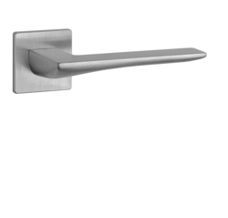 Kľučky na hranatých rozetách Strieborný APRILE