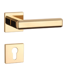 Kľučky na hranatých rozetách Zlatý APRILE