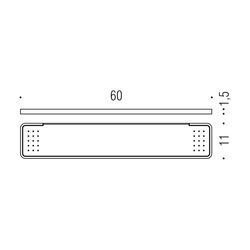 Poličky do kúpeľne Strieborný COLOMBO