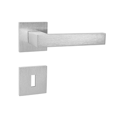 Kľučka na dvere TI - SQUARE - HR 2275Q 5S CHM - chróm matný (96) | MP-KOVANIA.sk