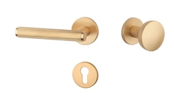 Kľučky na okrúhlych rozetách Zlatý APRILE