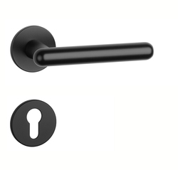 Kľučky na okrúhlych rozetách Čierny APRILE