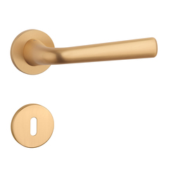 Kľučka na dvere AS - TULIPA - R 7S ZLM - zlatá matná (KG) | MP-KOVANIA.sk