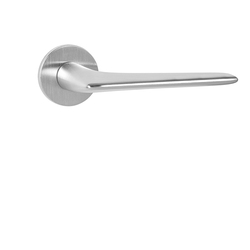 Kľučky na okrúhlych rozetách Strieborný Tupai