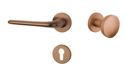 Kľučky na okrúhlych rozetách Medený APRILE