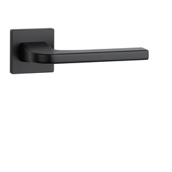 Kľučky na hranatých rozetách Čierny APRILE