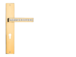 Kľučka na dvere LI - REFLEX - SH 1216 ZLL - zlatá lesklá - pozlátená (OZ) | MP-KOVANIA.sk