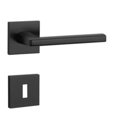 Kľučka na dvere AT - PYROLA - HR 7S CIM - čierna matná (BLACK) | MP-KOVANIA.sk