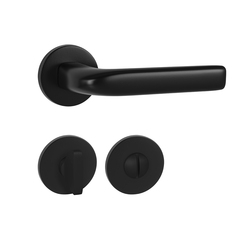 Kľučky na okrúhlych rozetách Čierny Tupai